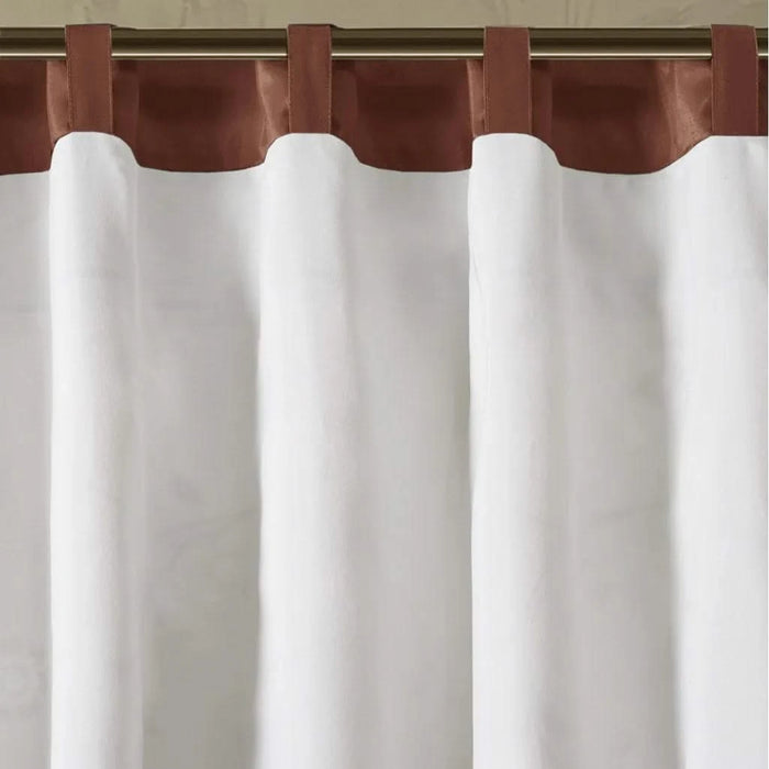 Embroidered Curtain Panel Default -DTYStore