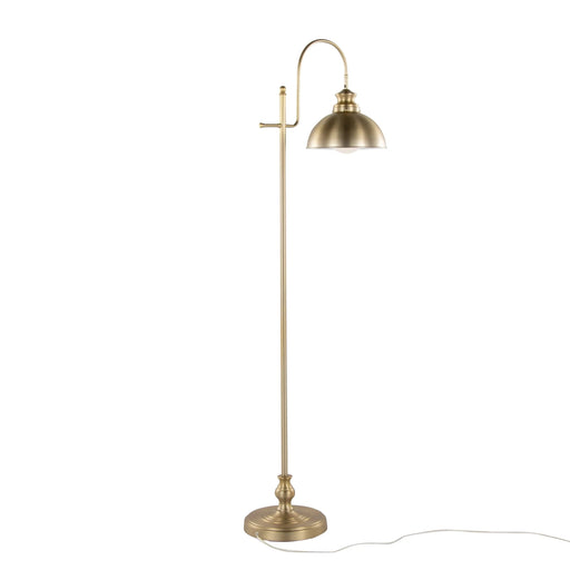 Emery 64' Contemporary Metal Floor Lamp in Gold Metal from Grandview Gallery by LumiSource Default -DTYStore