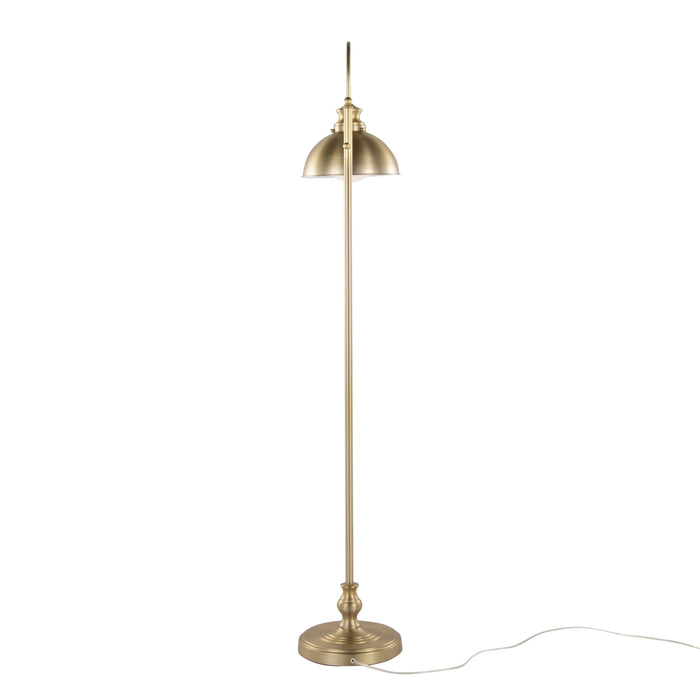 Emery 64' Contemporary Metal Floor Lamp in Gold Metal from Grandview Gallery by LumiSource Default -DTYStore