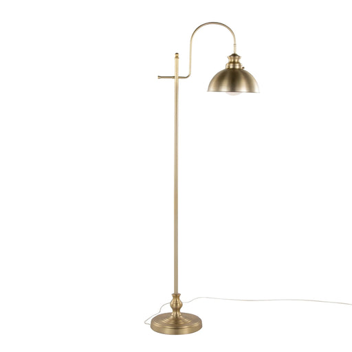 Emery 64' Contemporary Metal Floor Lamp in Gold Metal from Grandview Gallery by LumiSource Default -DTYStore