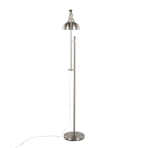 Emery Industrial Floor Lamp in Nickel by LumiSource Default -DTYStore