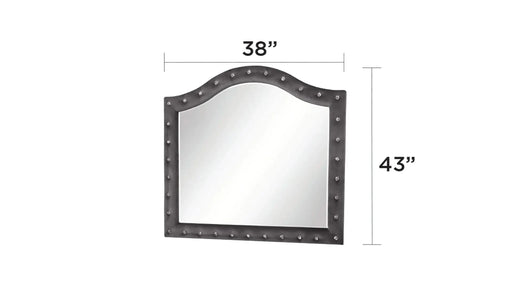 Encore Modern Style Tufted and Upholstered King 4PC Bedroom set made with wood in Gray(CA INVENTORY) Default -DTYStore