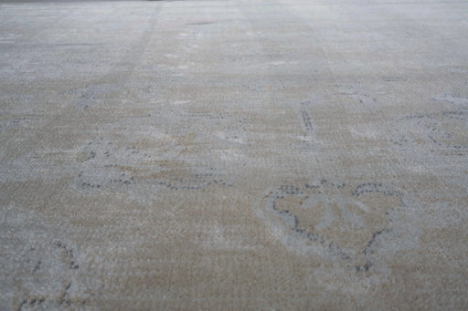 Eno Elmina Brown, Ivory, Taupe and White Viscose Area Rug Default -DTYStore