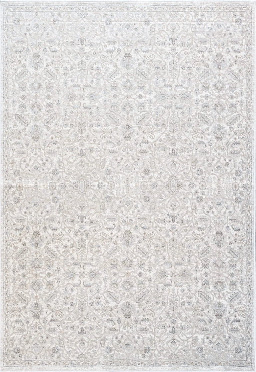 Eno Lyra Ivory, Gray, and Beige Viscose Area Rug Default -DTYStore