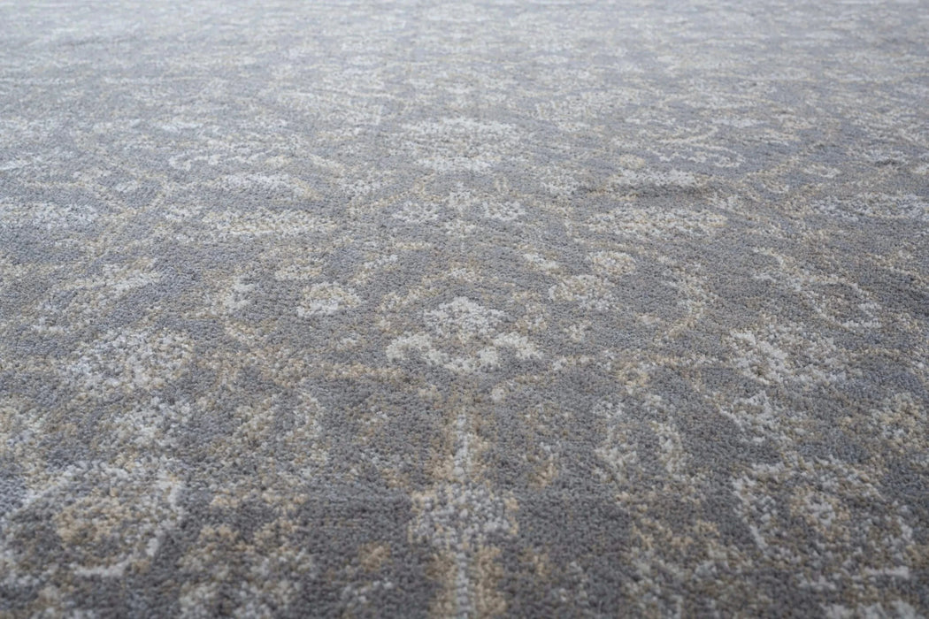 Eno Lyra Taupe, Ivory, and Beige Viscose Area Rug Default -DTYStore