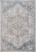 Eno Medora Blue, Ivory and Beige Viscose Area Rug Default -DTYStore