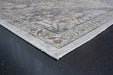 Eno Medora Blue, Ivory and Beige Viscose Area Rug Default -DTYStore