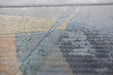 Essentials Abstract Orange, Sage, Blue, Gray, Ivory and Mauve Olefin Area Rug Default -DTYStore