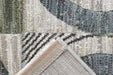Essentials Archer Green, Blue, Charcoal, Ivory and Gray Polyester Area Rug Default -DTYStore