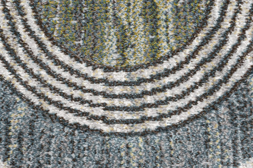 Essentials Archer Green, Blue, Charcoal, Ivory and Gray Polyester Area Rug Default -DTYStore