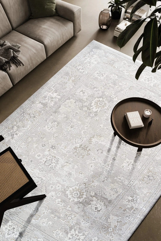 Essentials Marleigh Ivory, Gray and Beige Polyester Area Rug Default -DTYStore