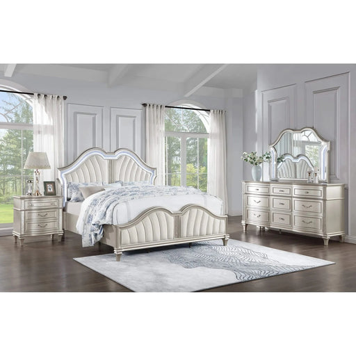 Evangeline Silver Oak 4-piece Queen Bedroom Set Default -DTYStore
