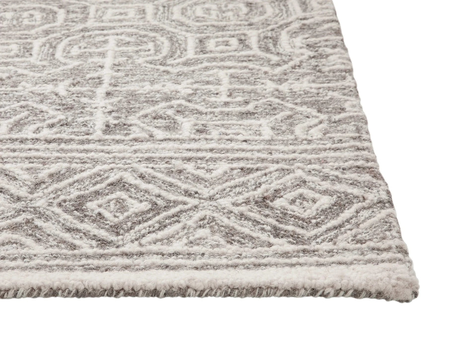 Everest Chione Grey and Ivory Area Rug Default -DTYStore