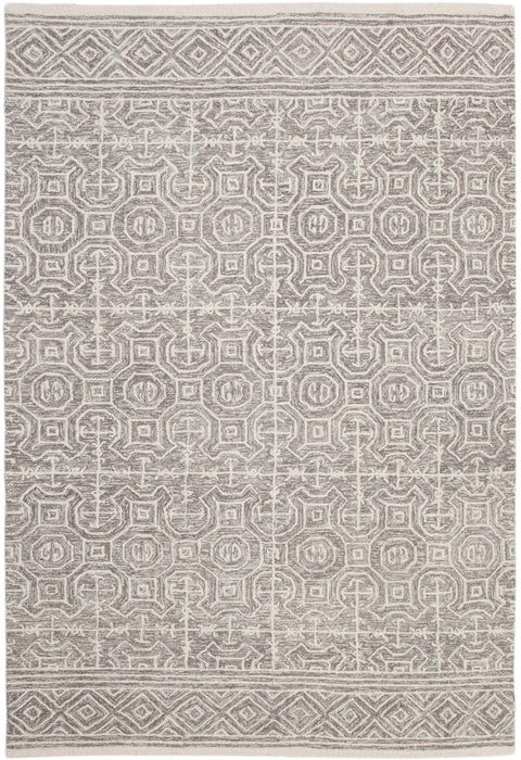 Everest Chione Grey and Ivory Area Rug Default -DTYStore