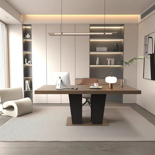 Extendable Dining Room Table for 4-10 People,Wooden Transformer Kitchen Dining Table with Black Double Sturdy Pedestal Base, Modern Expandable Large Table Default -DTYStore