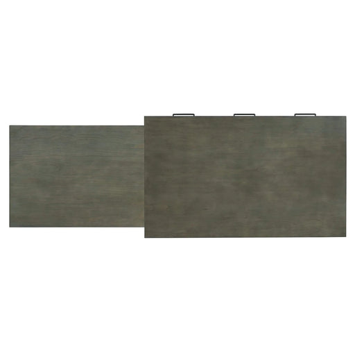 Extendable Kitchen Island with Storage, Multi-Functional Kitchen Cart with Built-In Power Outlets, Retro Kitchen Island on Wheels with Drawers and Open Shelves for Kitchen (Gray) Default -DTYStore