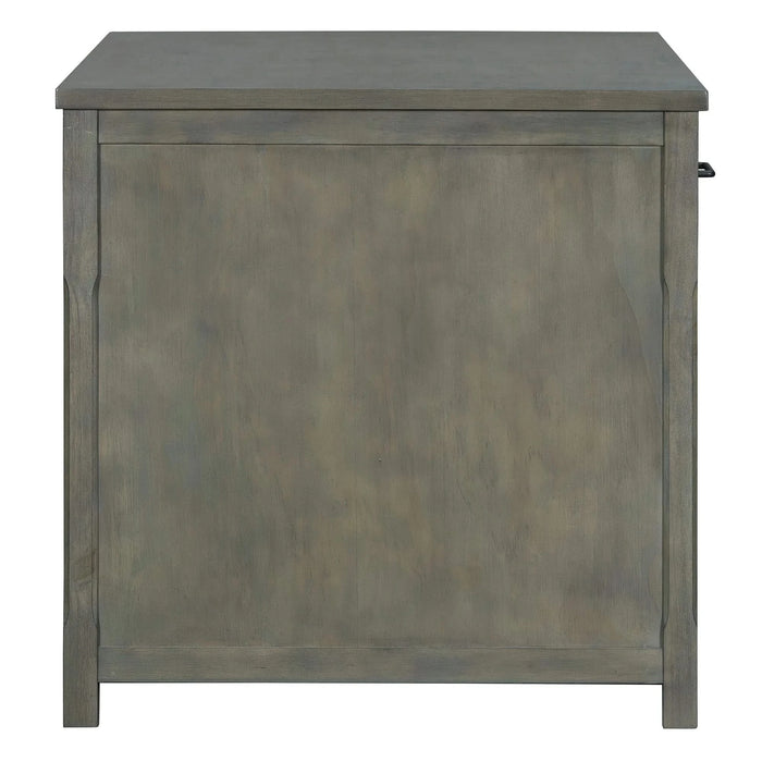 Extendable Kitchen Island with Storage, Multi-Functional Kitchen Cart with Built-In Power Outlets, Retro Kitchen Island on Wheels with Drawers and Open Shelves for Kitchen (Gray) Default -DTYStore