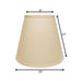 Extra Deep Empire Hardback Lampshade with Washer Fitter, Beige Color Fabric Lampshade for Table Lamps, Natural Linen, 9' Top x 16' Bottom x 14' Height Default -DTYStore