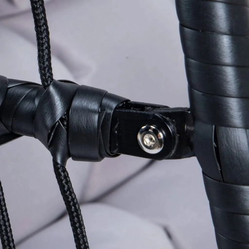 FOLDING DOUBLE SWING CHAIR w/CUSHION Default -DTYStore