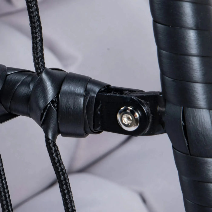 FOLDING DOUBLE SWING CHAIR w/CUSHION Default -DTYStore