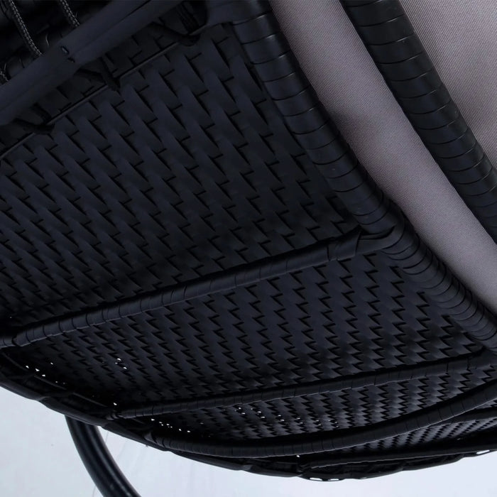 FOLDING DOUBLE SWING CHAIR w/CUSHION Default -DTYStore