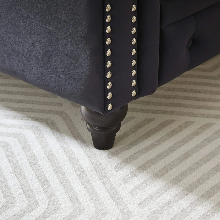 FX 3 Seats + 2 Seats Combo Sofa Modern living room sofa with solid wood frame and wooden feet, 4 cushions, apartment sofa furniture for living room, living room, office Default -DTYStore