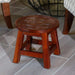 Fairplay Carved Wooden Step Stool -DTYStore