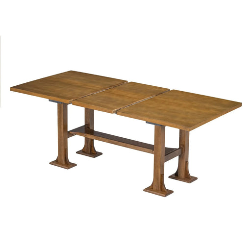 Farmhouse 6-Piece Extendable Dining Table Set with Removable Leaf, Upholstered Chairs, and Bench, Dark Brown Default -DTYStore