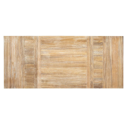 Farmhouse 82inch 6-Piece Extendable Dining Table with Footrest, 4 Upholstered Dining Chairs and Dining Bench, Two 11'Removable Leaf, Natural+Beige Cushion (old sku: SP000023AAN) Default -DTYStore