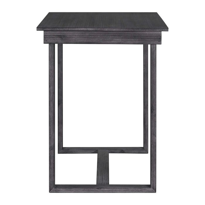 Farmhouse Counter Height 5-Piece Dining Table Set with 1 Rectangular Dining Table and 4 Dining Chairs for Small Places,Gray (old sku: SP000230AAE) Default -DTYStore