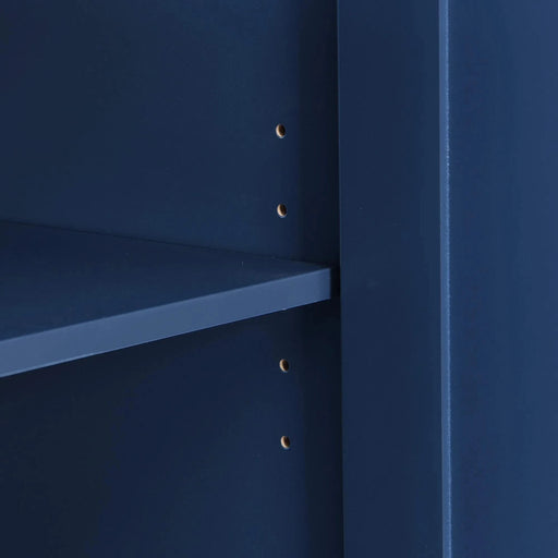 Farmhouse Kitchen Island Set with Drop Leaf and 2 Seatings,Dining Table Set with Storage Cabinet, Drawers and Towel Rack, Blue+Black+Brown Default -DTYStore