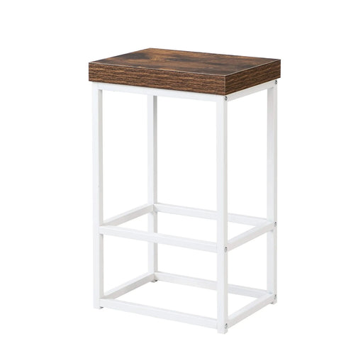 Farmhouse Kitchen Island Set with Drop Leaf and 2 Seatings,Dining Table Set with Storage Cabinet, Drawers and Towel Rack, White+Rustic Brown Default -DTYStore