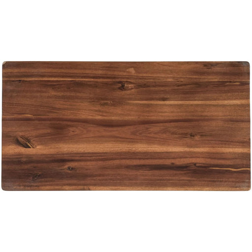 Farmhouse Rustic 2-piece Counter Height Wood Kitchen Dining Stools for Small Places, Walnut Default -DTYStore