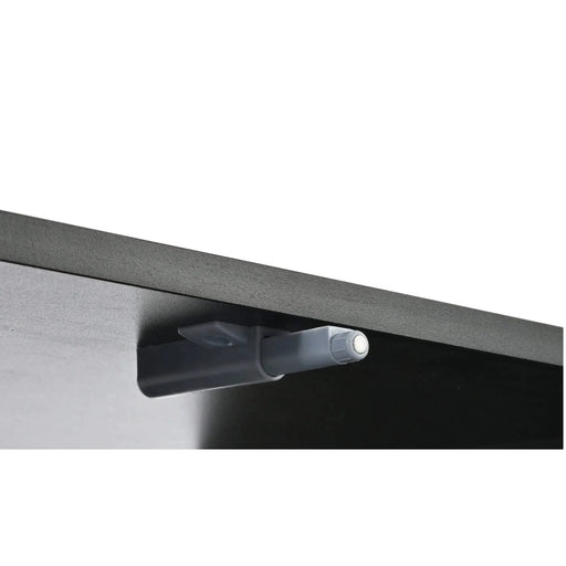 Farmhouse TV Stand with Cable Holes for TVs up to 75', Cream Style Media Console with Rebound Device, Elegant Entertainment Center with 5 Solid Wood Legs for Living Room, Bedroom, Black, 69.6'W Default -DTYStore