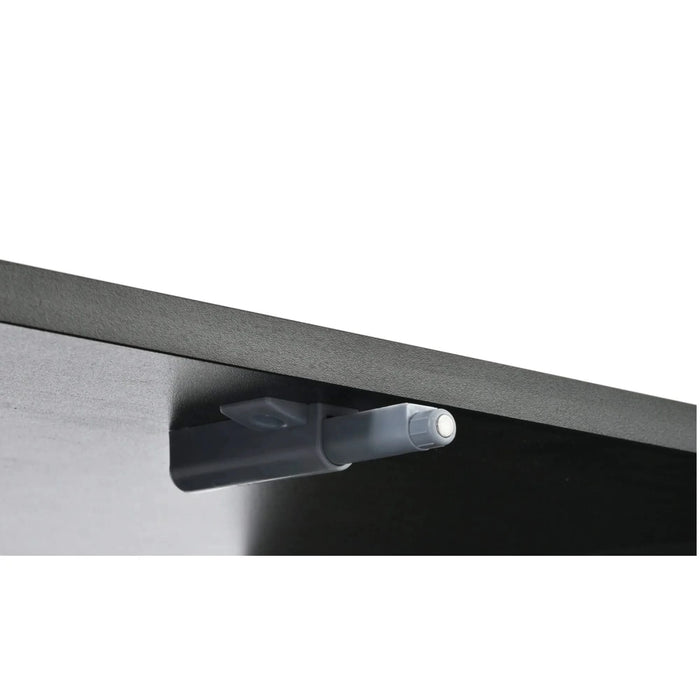 Farmhouse TV Stand with Cable Holes for TVs up to 75', Cream Style Media Console with Rebound Device, Elegant Entertainment Center with 5 Solid Wood Legs for Living Room, Bedroom, Black, 69.6'W Default -DTYStore