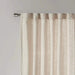 Faux Linen Rod Pocket and Back Tab Fleece Lined Curtain Panel(Only 1 Pc Panel) Default -DTYStore