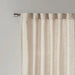 Faux Linen Rod Pocket and Back Tab Fleece Lined Curtain Panel(Only 1 Pc Panel) - DTY Store