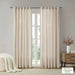 Faux Linen Rod Pocket and Back Tab Fleece Lined Curtain Panel(Only 1 Pc Panel) - DTY Store