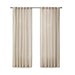 Faux Linen Rod Pocket and Back Tab Fleece Lined Curtain Panel(Only 1 Pc Panel) - DTY Store