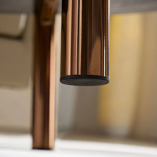 Faux Marble Coffee Tables Accent Tea Tables with Gold Metal Foot for Living Room Home Office Default -DTYStore