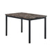 Faux Marble Top metal frame dinette table Default -DTYStore