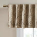 Faux Silk Embroidered Window Valance Tan 50x18' - DTY Store