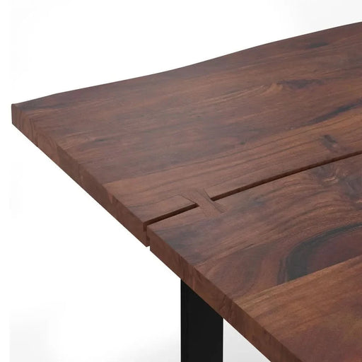 Fieldcrest Dining Table in Dark Walnut Default -DTYStore