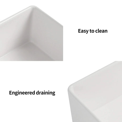 Fireclay 30' L X 20' W Workstation Farmhouse Kitchen Sink With Accessories Default -DTYStore