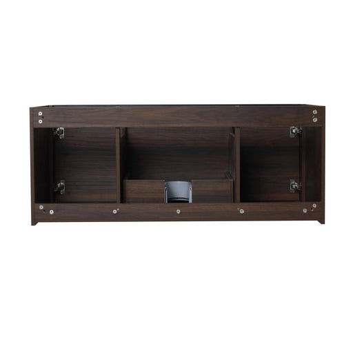 Floating 48' Bathroom Vanity with Resin Sink and Soft Close Doors, California Walnut, Plywood Default -DTYStore
