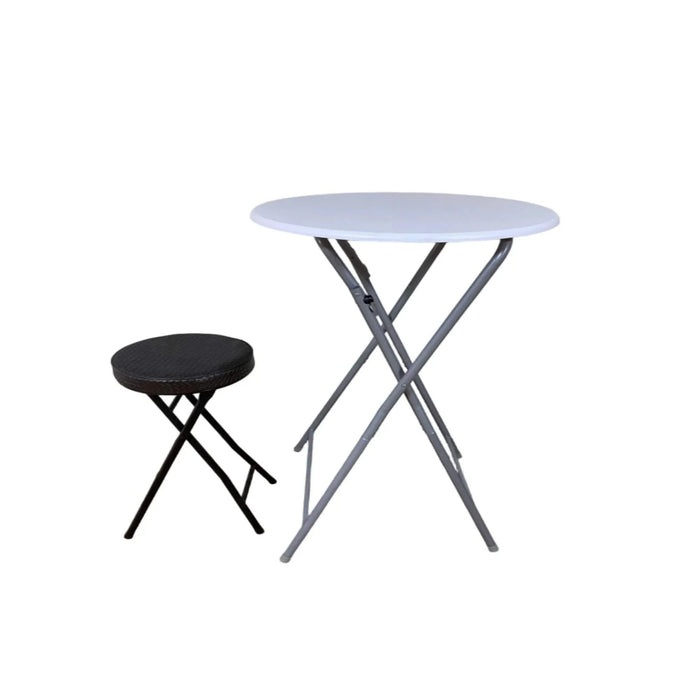 Folding Bar Table set of 2 Default -DTYStore