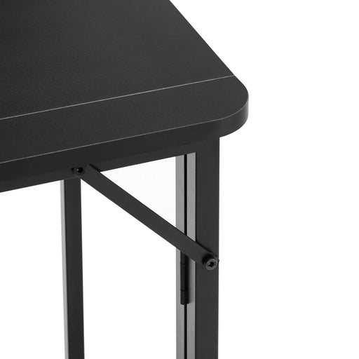 Folding Desk Small Foldable Desk for Small Space, 31.5 Inches Writing Computer Desk in Study, Home Office Foldable Office Desk for Bedroom 80*40,black Default -DTYStore