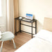 Folding Desk Small Foldable Desk for Small Space, 31.5 Inches Writing Computer Desk in Study, Home Office Foldable Office Desk for Bedroom 80*40,black Default -DTYStore