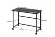 Folding Desk Small Foldable Desk for Small Space, 39.37 Inches Writing Computer Desk in Study, Home Office Foldable Office Desk for Bedroom 100*50,black Default -DTYStore
