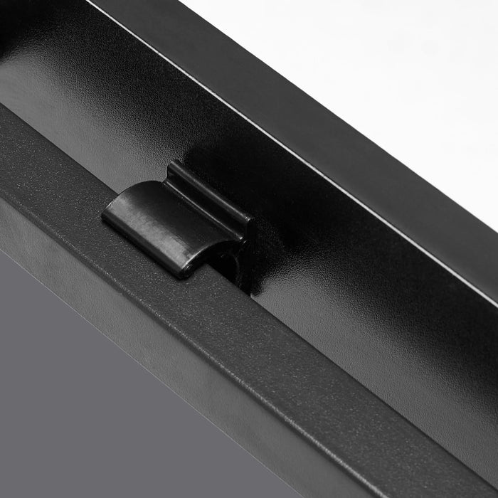 Folding Desk Small Foldable Desk for Small Space, 39.37 Inches Writing Computer Desk in Study, Home Office Foldable Office Desk for Bedroom 100*50,black Default -DTYStore